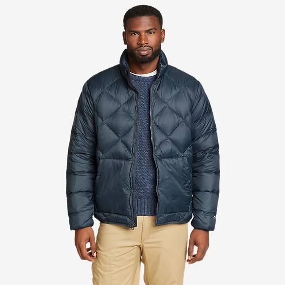Eddie Bauer Men's CirrusLite Skylighter Down Jacket ✨ Storm Blue Size Medium - Picture 1 of 10